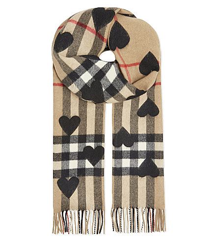 burberry love heart scarf|original burberry scarf.